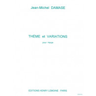 Damase J.m. Theme et Variations Harpe