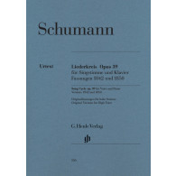 Schumann R. Liederkreis OP 39 Voix Haute