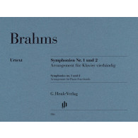 Brahms J. Symphonies N°1 et 2 Piano 4 Mains