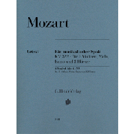 Mozart W.a. Plaisanterie Musicale 2 Violons, Alto, Basse et 2 Cors en FA
