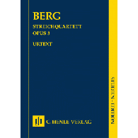 Berg A. String Quartet OP 3 Conducteur
