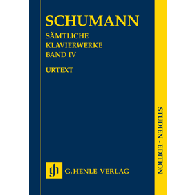 Schumann R. Oeuvres Completes Vol 4 Piano Edition D'etude