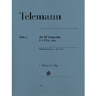 Telemann G.p. 12 Fantaisies Flute
