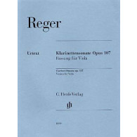 Reger M. Clarinette Sonate OP 107 Alto