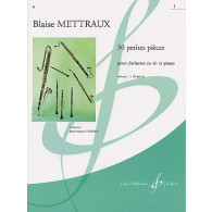 Mettraux B. 30 Petites Pieces Vol 1 Clarinette
