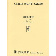 SAINT-SAENS C. Odelette Opus 162 Flute
