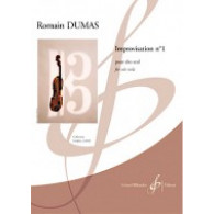 Dumas R. Improvisation N°1 Alto