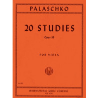 Palaschko J. 20 Etudes OP 36 Alto
