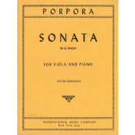 Porpora N. Sonata Sol Majeur Alto