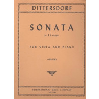 Dittersdorf K. Sonata Mib Majeur Alto