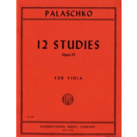 Palaschko J. 12 Etudes OP 55 Alto