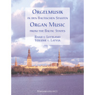 Organ Music From The Baltic States Vol 1 Lettonie Orgue