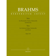 Brahms J. Trio OP 114 Piano Clarinette (alto) Violoncelle
