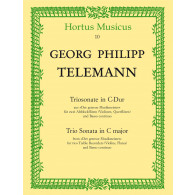 Telemann G.p. Triosonate Flutes A Bec Alto OU Violons OU Flutes