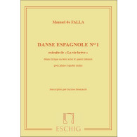 de Falla M. Vie Breve: Danse Espagnole N°1 Piano 4 Mains
