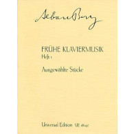 Berg A. Fruhe Klaviermusik Vol 1  Piano