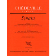 Chedeville N. le Cadet Sonate D Minor Flute A Bec
