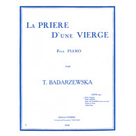 Badarzewska T. la Priere D'une Vierge OP 8 Piano