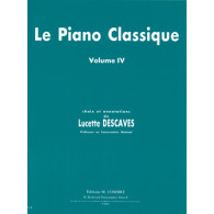 Descaves L. le Piano Classique Vol 4