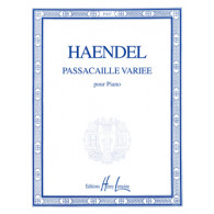 Haendel G.f. Passacaille Variee Piano