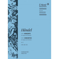 Haendel G.f. Concerto OP 7 Orgue et Orchestre  Score