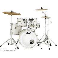 Pearl Decade Maple DMP984C-228 Jazz 18" 4 Futs White Satin Pearl