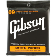 Jeu de Cordes Guitare Electrique Gibson Brite Wires SEG-700ULMC 009.046