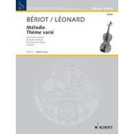 Beriot C.a./leonard H. Melodie - Theme Varie Violon