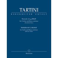 Tartini G. Sonata G Minor Violon