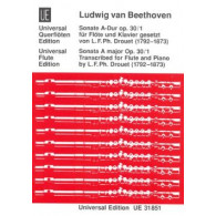 Beethoven L.v. Sonate la Majeur OP 30/1 Flute