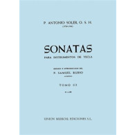 Soler P.a. Sonatas Vol 3 Piano