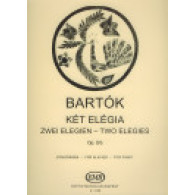 Bartok B. Elegies OP 8/B Piano
