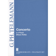 Telemann G.p. Concerto en UT Majeur Flutes