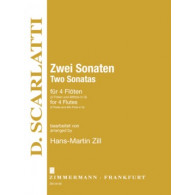 Scarlatti D. Two Sonates Flutes