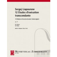 Liapounow 12 Etudes OP 11 Vol 4 Piano
