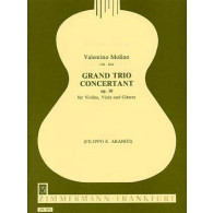 Molino V. Grand Trio Concertant OP 10 Violon Alto Guitare